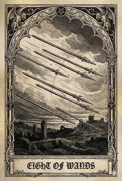 Eight of Wands